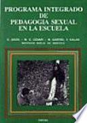 Libro Programa integrado de pedagogía sexual en la escuela