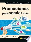 Libro Promociones para vender más
