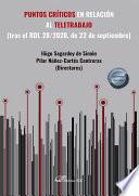 Libro Puntos críticos en relación al teletrabajo (tras el RDL 28/2020, de 22 de septiembre).