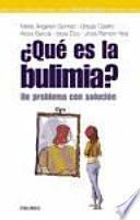 Libro ¿Qué es la bulimia?