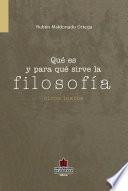 Libro Qué es y para qué sirve la filosofía