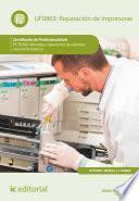 Libro Reparación de impresoras. IFCT0309