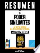 Libro Resumen De Poder Sin Limites: La Nueva Ciencia Del Desarrollo Personal - De Anthony Robbins
