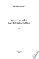 Libro Rusia y España