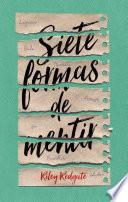 Libro Siete formas de mentir