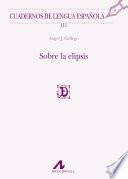 Libro Sobre la elipsis