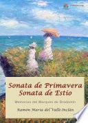 Libro Sonata de Primavera - Sonata de Estío
