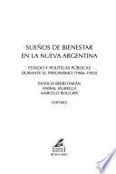 Libro Sueños de bienestar en la nueva Argentina