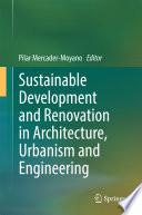Libro Sustainable Development and Renovation in Architecture, Urbanism and Engineering