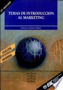 Libro Temas de introducción al marketing