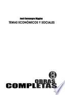 Libro Temas económicos y sociales