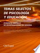 Libro Temas selectos de psicología y educación