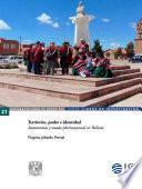 Libro Territorio, poder e identidad. Autonomías y estado plurinacional en Bolivia