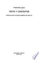 Libro Texto y contextos