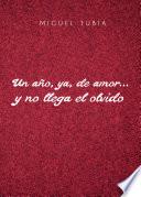 Libro Un año, ya, de amor y no llega el olvido