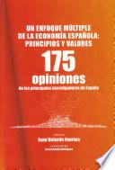 Libro Un enfoque múltiple de la economía española