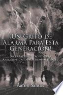 Libro ¡Un Grito de Alarma Para Esta Generación!