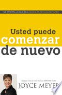 Libro Usted Puede Comenzar de Nuevo
