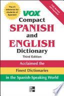 Libro Vox Compact Spanish and English Dictionary, Third Edition (Paperback)
