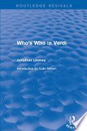 Libro Who's Who in Verdi